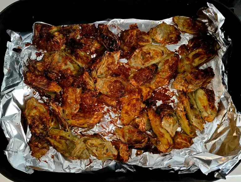 Airfry frozen Artichoke Hearts