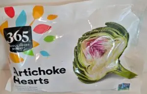 Whole Foods brand frozen artichoke hearts