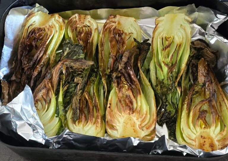Air Fry Baby Bok Choy