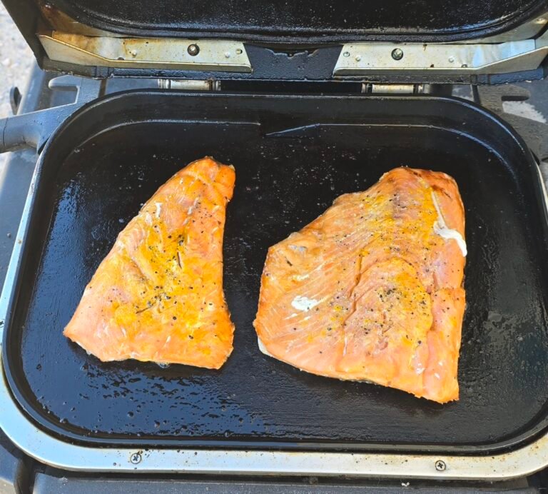 Sous Vide and Grilled Salmon